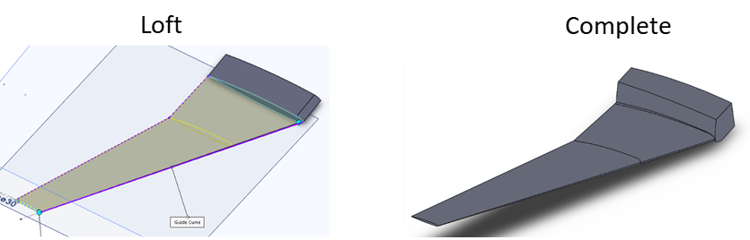 Measurement and model of the wing - 3.