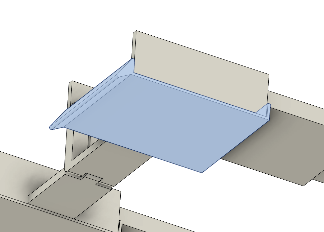 Portable ramp bottom lip separated